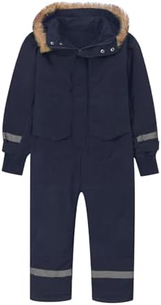 YRAETENM Snow Suit for Kids Boys Girls One Piece Snowsuit Girls and Boys Waterproof Insulated Winter Jumpsuit Coveralls