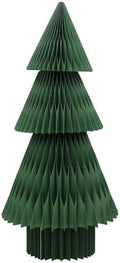 70" Grey Green Paper Christmas Tree – Giant Honeycomb & Cardboard Style 3D Foldable Holiday Decoration, Classic Evergreen Centerpiece, Reusable Eco-Friendly Décor