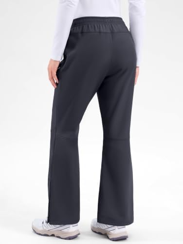 Women's Snow Ski Pants Fleece Lined Waterproof 3 Zipper Pockets Hiking Gear