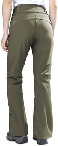 Outdoor Ventures Fleece Lined Waterproof Pants Women Ski Snow Hiking Warm