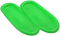 Superio Toboggan Snow Sleds for Kids and Adults, 2 Pack Heavy Duty Plastic Sliders with Handles and Hole for Pull Ropes- Kid and Adult Winter Fun