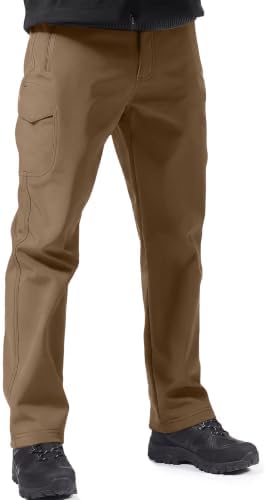 FREE SOLDIER Men's Outdoor Softshell Snow Ski Pants