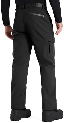 FREE SOLDIER Men's Outdoor Softshell Snow Ski Pants