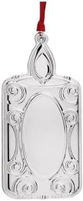 Wallace 2025 Silver-Plated Engraveable Candle Ornament 13th Annual Edition - Handcrafted Collectible with Gift Box, Velvet Pouch and Ribbon, Made in USA