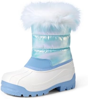DREAM PAIRS Girls Snow Waterproof Winter Boots