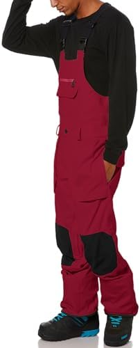 Men's Waterproof Insulated Snow Bib Overalls Ski Pants Snowboard