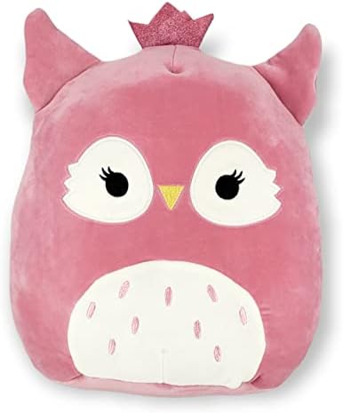 SQUISHMALLOWS KellyToy 12 inch (30cm) - Bri The Pink Owl with Tiara