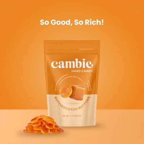 Cambie Butterscotch Hard Candy Individually Wrapped - 4 lbs Hard Candy