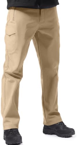 FREE SOLDIER Men's Outdoor Softshell Snow Ski Pants