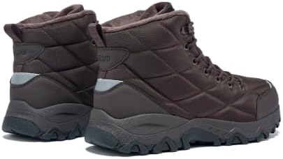 EQW Men's Waterproof Snow Boots Insulation Lightweight Non-Slip