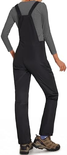 DAFENGEA Women's Ski Snow Bibs Adjustable Straps Overalls