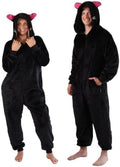Funziez! Slim Fit Adult Onesie - Animal Costume - Plush Unisex Halloween One Piece Cosplay Suit for Women and Men
