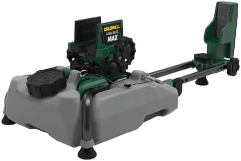 Caldwell Lead Sled Max with Modular Design, Removeable Weight, Front Rest Clamp, for Shooting, Hunting, and Outdoors, Green