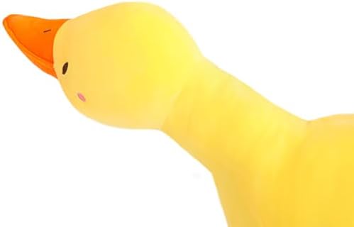 ELAINREN Long Neck Yellow Duck Stuffed Big Pillow/35''