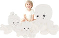 DENTRUN Octopus Plush Toy, Cute Stuffed Animal in 5 Colors 4 Sizes for Gift