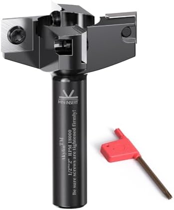 Slab Flattening Surfacing Router Bit 1/2" Shank,2" Cut Dia.,4 Wings