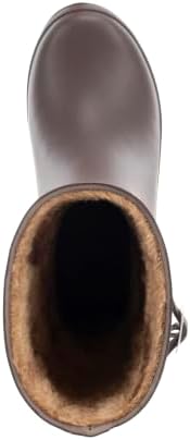 Chooka Women's Delridge Waterproof Mid Faux Fur Lined Pull-On Rain Boot