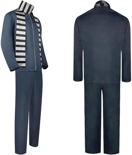 Men Costume Outfit Uniform Men Coat Pants Full Set Halloween