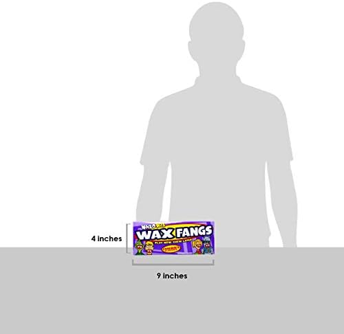 Wack-O-Wax Fangs Cherry Candy Halloween Toy, 24 Count Box