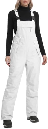 DAFENGEA Women's Ski Snow Bibs Adjustable Straps Overalls