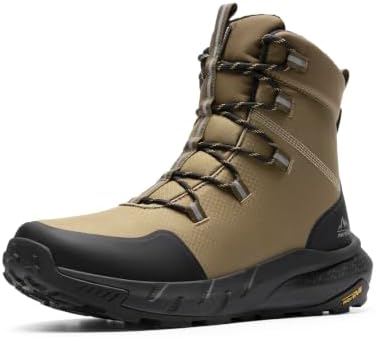 NORTIV 8 Men's Wide Winter Boots Grip on Snow Ice
