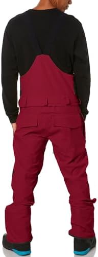 Men's Waterproof Insulated Snow Bib Overalls Ski Pants Snowboard