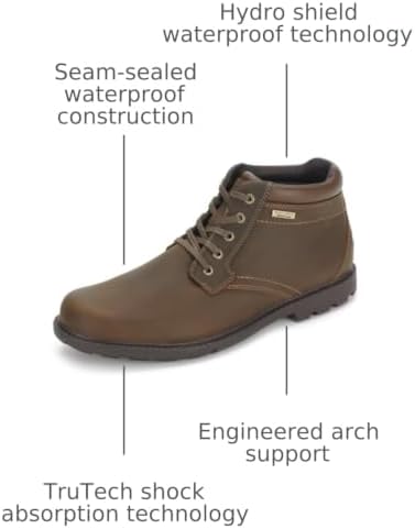 Rockport Men's Storm Surge Plain Toe Boot Chukka Boot