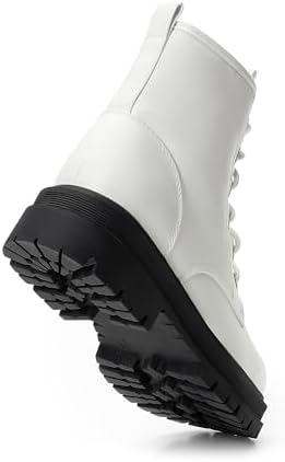 DREAM PAIRS Women's Combat Boots Lace-up Ankle Boots