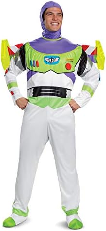 Disguise Toy Story Buzz Lightyear Deluxe Costume, Officially Licensed Toy Story Costume for Adults