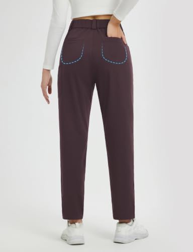 baleaf Womens Fleece Lined Pants with 5 Pockets Thermal Cold Gear