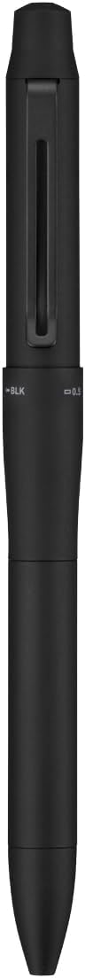 Uni Jetstream Prime 3&1 Multifunction Ballpoint Pen, Equipped with 0.7mm Oil-Based Ink (Black, Red, Blue), 0.5mm Mechanical Pencil, Metal Body, Black, MSXE455007.24