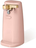 B'eautiful Easy-Prep Electric Can Opener with 70-watt motor effectively, Auto-turn & One-Touch Operation Built-in knife sharpener and bottle opener by D'rew Barry'more (Rose)