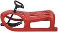Snow Racer Seld, Metal Sleds for Snow Sled Heavy Duty Winter Sled Steerable Snow Sled, Steerable Snow Scooter Sled,Age 3+