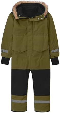 YRAETENM Snow Suit for Kids Boys Girls One Piece Snowsuit Girls and Boys Waterproof Insulated Winter Jumpsuit Coveralls