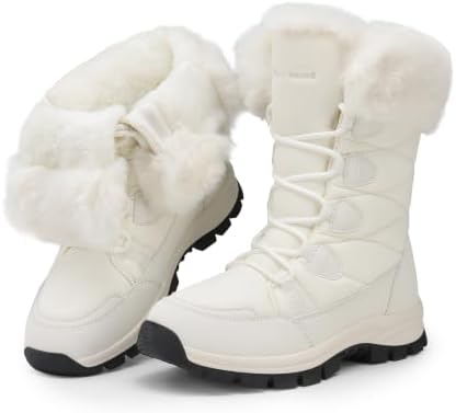 DREAM PAIRS Waterproof Winter Snow Boots Women