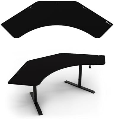 Arozzi Arena Angelo Gaming Desk Pad Pure Black
