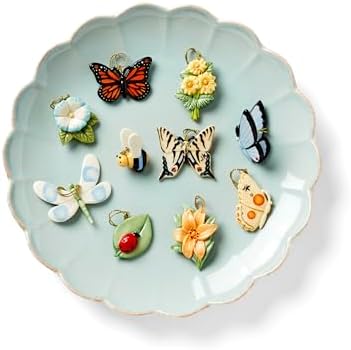 Lenox Butterfly Meadow 10-Piece Mini Hanging Ornament Set