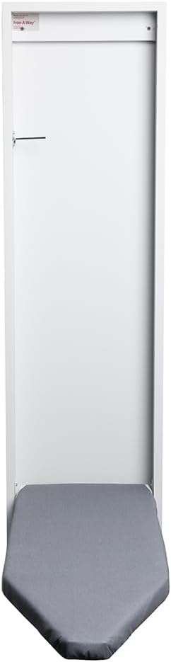 TIVIT Ironing Board Cover for Handi-Press Iron-A-Way Wall Mounted Ironing Boards 42 - 46" Long Adjustable Straps, Alumitek, Scorch Resistant, Thick Padding - Made in Italy - Oeko-TEX Certified