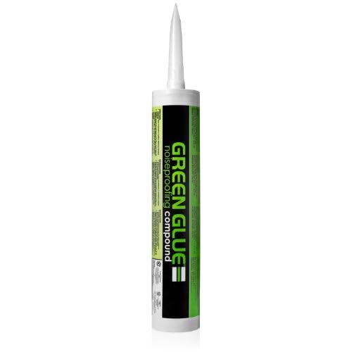 Green Glue Soundproofing, Noiseproofing Compound - 28 fl.oz (828 ml) - 12 Pack - Hand Wipes Included