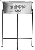 Let's Make Memories Personalized Beverage Tub - Halloween Party Décor - Trick or Treat Candy Bowl w/Stand - Ghost