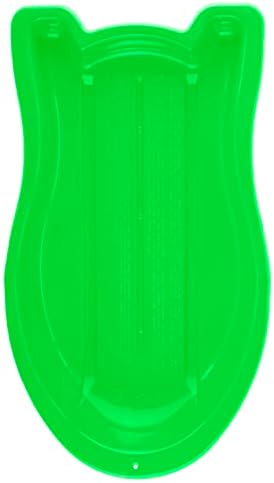 Superio Toboggan Snow Sled- 37” Plastic Slider for Kids and Adults- Heavy Duty Sled for 1 Rider with Pull Ropes for Downhill Sledding, Winter Outdoor Sports