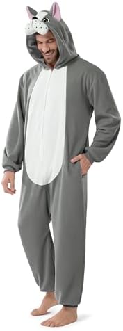 Spooktacular Creations Halloween Dalmatian Dragon Cow Costume, Animal Costume Hooded Jumpsuit for Halloween Cosplay Party
