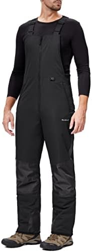 BenBoy Mens Snow Bibs Ski Pants Softshell Waterproof