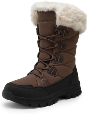 DREAM PAIRS Waterproof Winter Snow Boots Women