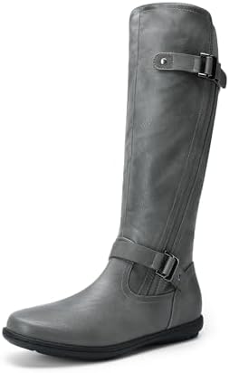 DREAM PAIRS Women's Faux Fur-Lined Knee High Winter Boots Fall Tall Boots
