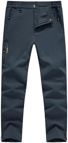 Rdruko Men's Snow Pants Waterproof Ski Pants Insulated Trousers