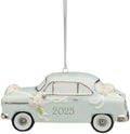 Lenox 2025 Just Married Vintage Car Christmas Hanging Ornament