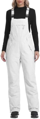 DAFENGEA Women's Ski Snow Bibs Adjustable Straps Overalls