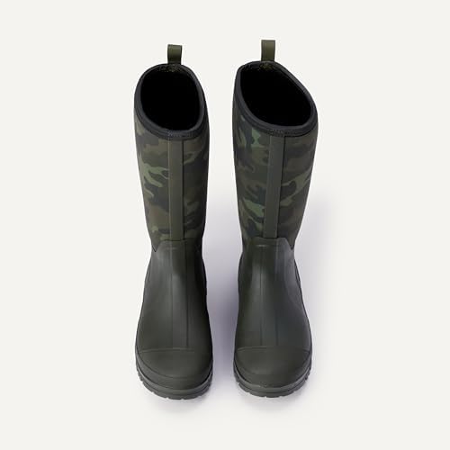 Amazon Essentials Men's Waterproof Neoprene Rubber Rain Boot