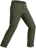 MAGCOMSEN Mens Snow Ski Pants Fleece Winter Outdoor Hiking Waterproof Pants